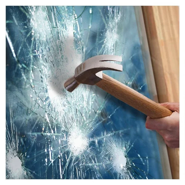 Bdf S8MB50 Security and Safety 8 Mil Black 50 Window Film (Light) 48in x 12ft by BuyDecorativeFilm