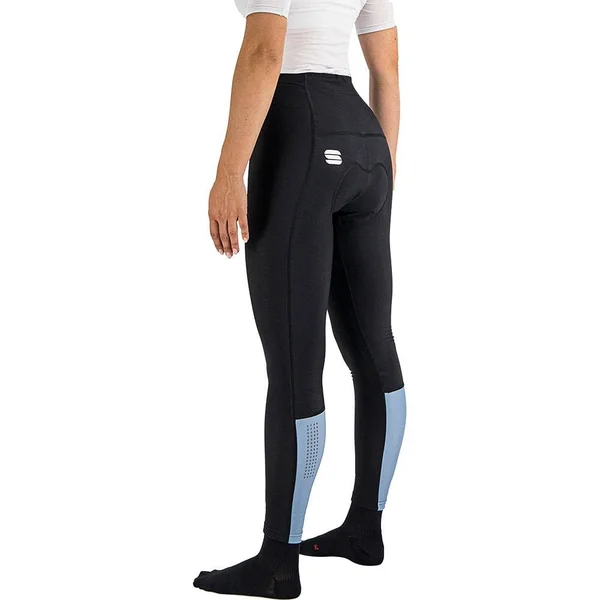 Sportful Classic W Tights Black Light Blue Women - M