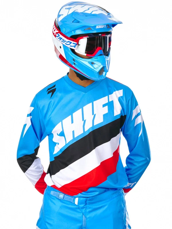 Shift 2017 Blue Label Whit3 Tarmac MX Jersey