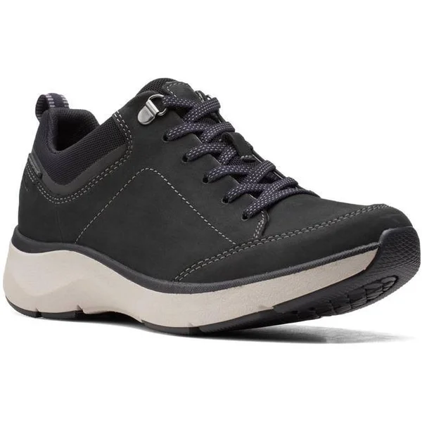 Clarks Womens Wave 2.0 Lace. Black Combination Size 9.5