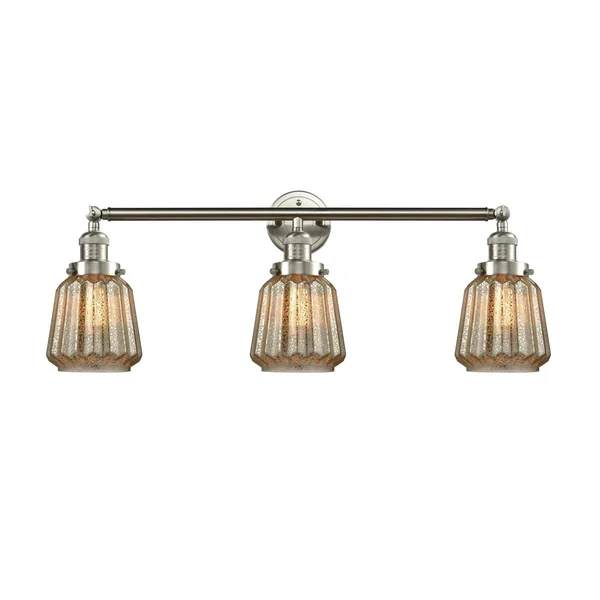Innovations Lighting-Chatham 3 Light Bath Vanity Light-205-SN-S-G146
