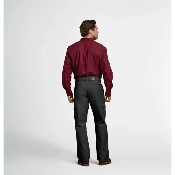 Dickies Relaxed Fit Straight Leg Cargo Work Pants - Black