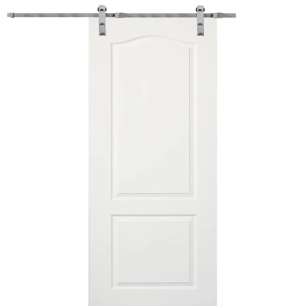 National Door Company Z009539 Solid Core Molded 2-Panel Archtop, Primed, 32x22 x 80