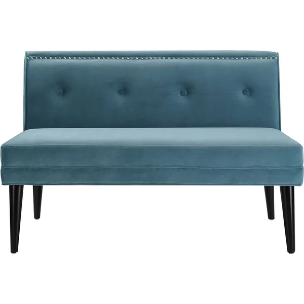 Sandy Wilson Madison Accent Settee Arctic Blue