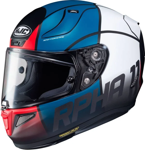 HJC RPHA 11 Quintain Helmet, white-red-blue, Size XL