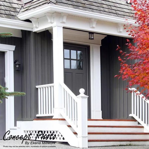 Ekena Millwork CORP07X10X20STO Standard Stockport Architectural Grade PVC Corbel - 20 x 7 x 10 in.