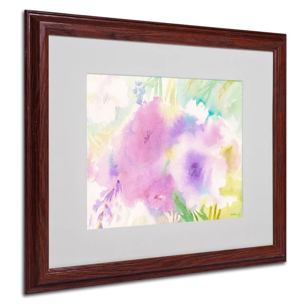 Trademark Fine Art Purple Magic Canvas Art by Sheila Golden - Wood Frame, Size: 16 x 20