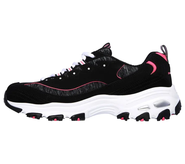 Skechers Women's D&Lites - Me Time Athletic Shoes - Black 7.5