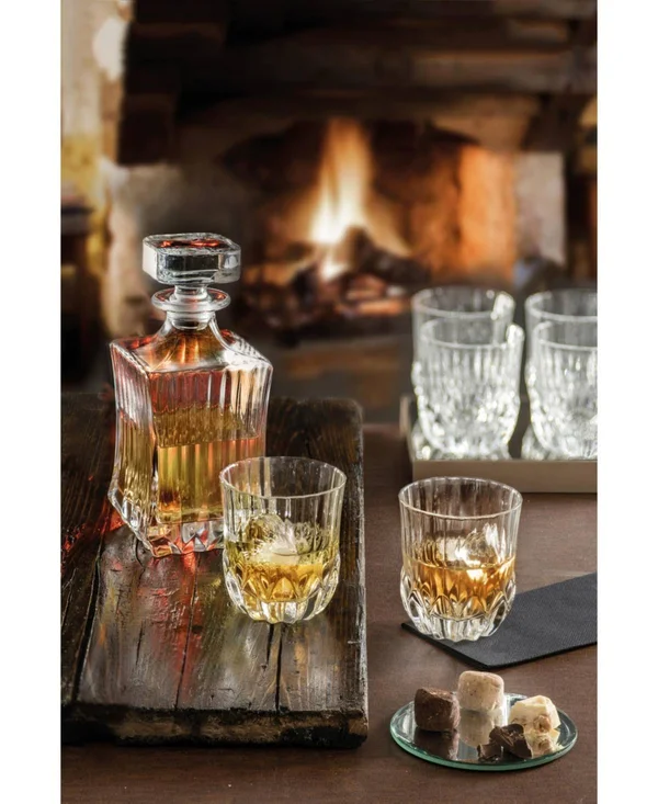 Lorenzo Imports Decanters - Adagio Seven-Piece Whiskey Set