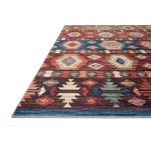 Alexander Home Escalante Southwestern Fiesta Area Rug - 2&6x22 x 7&6x22 - Fiesta/ Multi