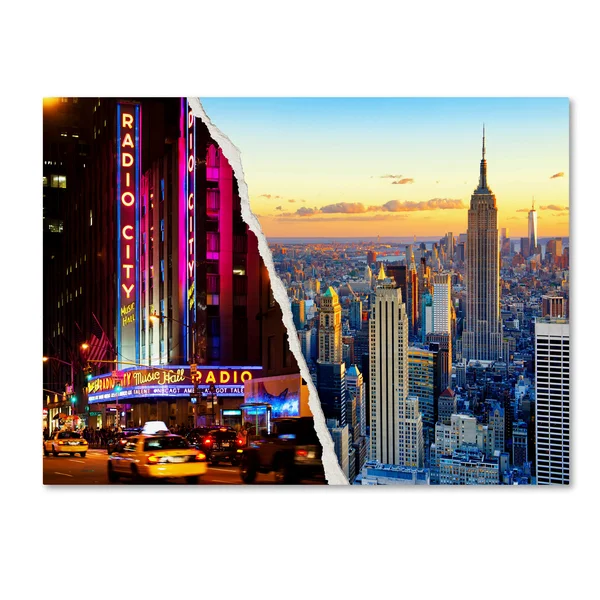 Trademark Fine Art 'NYC Music Hall' Canvas Art by Philippe Hugonnard