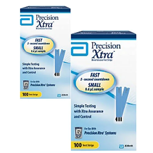 Precision Xtra Test Strips - Blood Glucose - 50 test strips