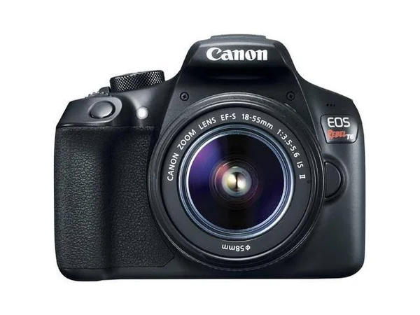 Canon EOS Rebel T6 18.0 MP Digital SLR Camera - Black - EF-S 18-55mm IS and EF-S 75-300mm Lens - includes Accessory Bundle