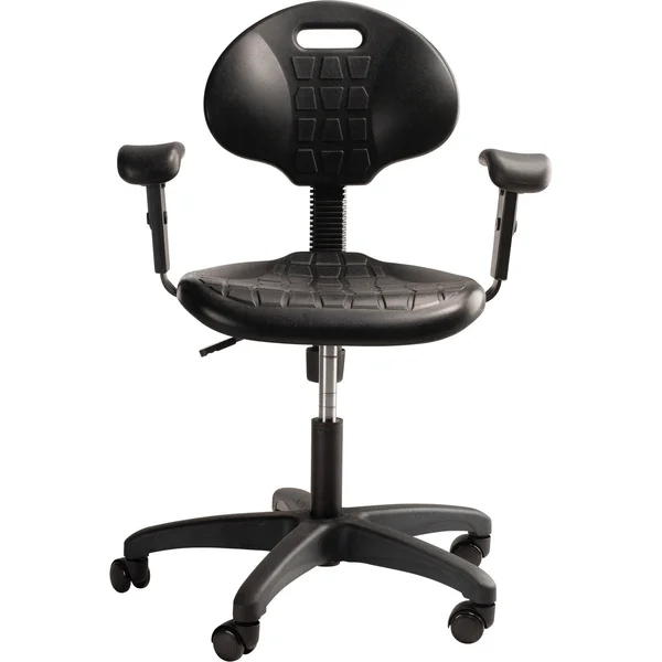 National Public Seating Polyurethane Task Chair - Black