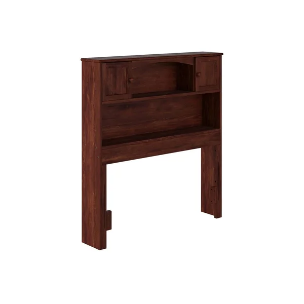 Atlantic Furniture Newport Grey Twin Bookcase Headboard