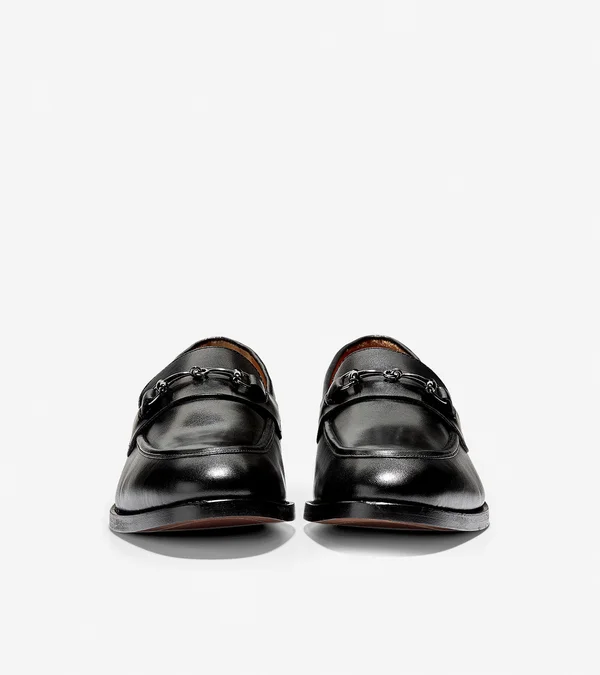 Cole Haan Men's Kneeland Bit Loafer (Black, 13 D)