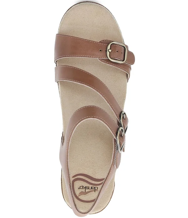 Dansko Women's Sacha Sandal Tan Burnished 41