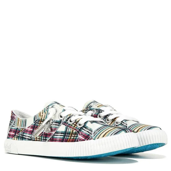 Blowfish Malibu Women's Fruit Sneakers (Cream Ivy League Plaid) - Size 9.5 M