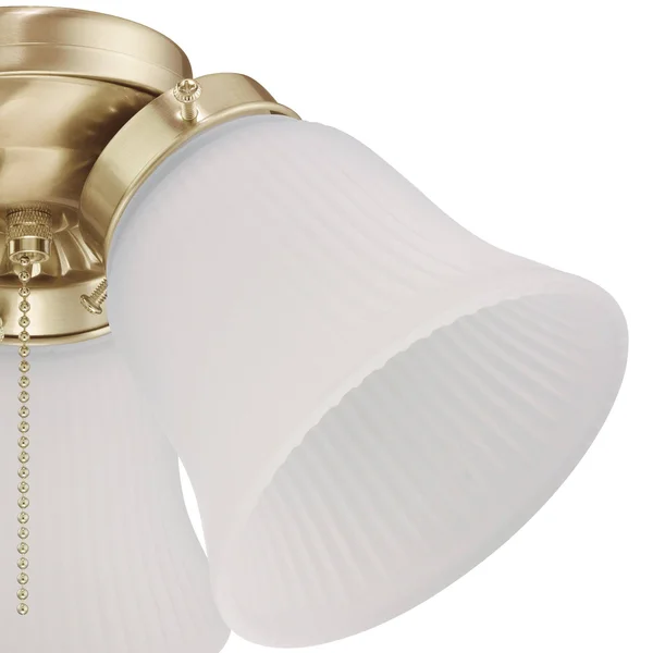 Westinghouse 3-Light LED Cluster Ceiling Fan Light Kit, Polished Brass 7784500