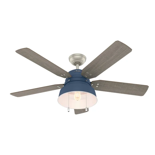 Hunter Mill Valley 52x22 Ceiling Fan in Indigo Blue 50252
