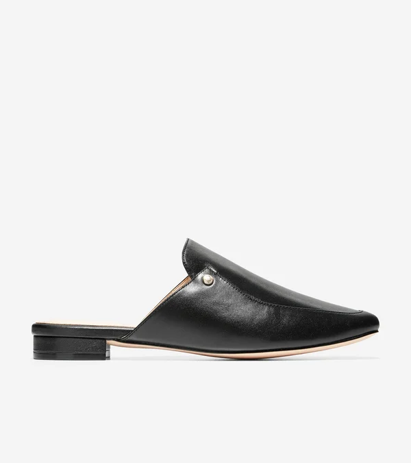 Cole Haan Ryan Mule Black Leather, Men's, Size: 8 B (Medium)