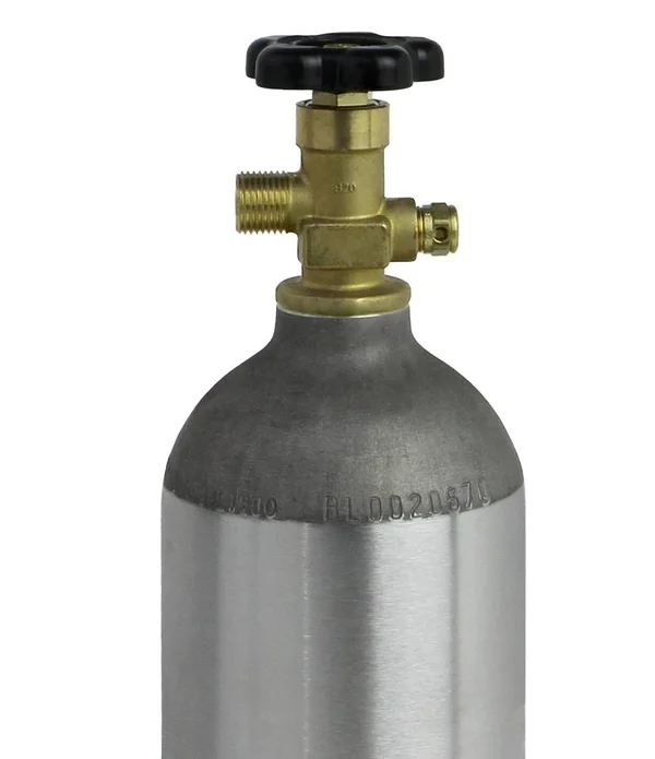 Kegco C25H 2.5 lb. Aluminum CO2 Tank