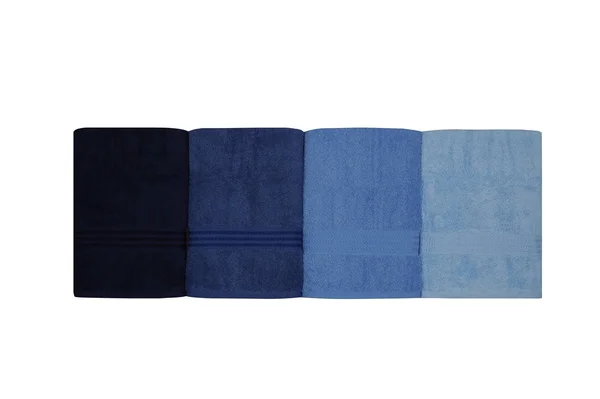 Decorotika Premium Quality Turkish Cotton 4 Piece Bath Towel Set-Shades of Blue