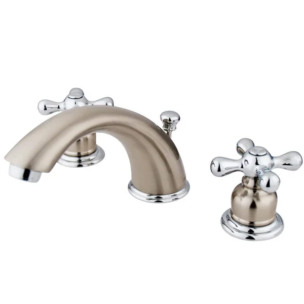 Kingston Brass KB971X Victorian Widespread Lavatory Faucet with Retail Pop-Up, Polished Chrome