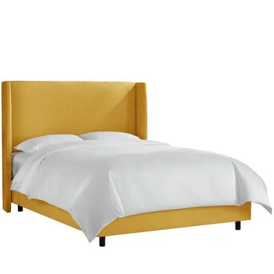 Holst Bed Color: Linen French Yellow, Size: Full