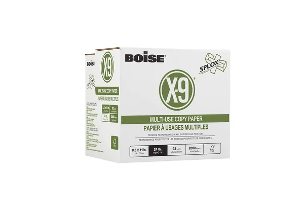 Boise X-9 SPLOX Multi-Use Copy Paper, 8.5x22 x 11