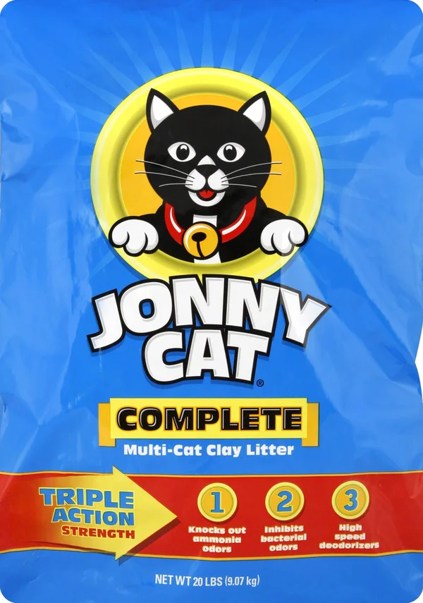 Jonny Cat Cat Litter - Multi-Cat Clay, Complete - 20 lb