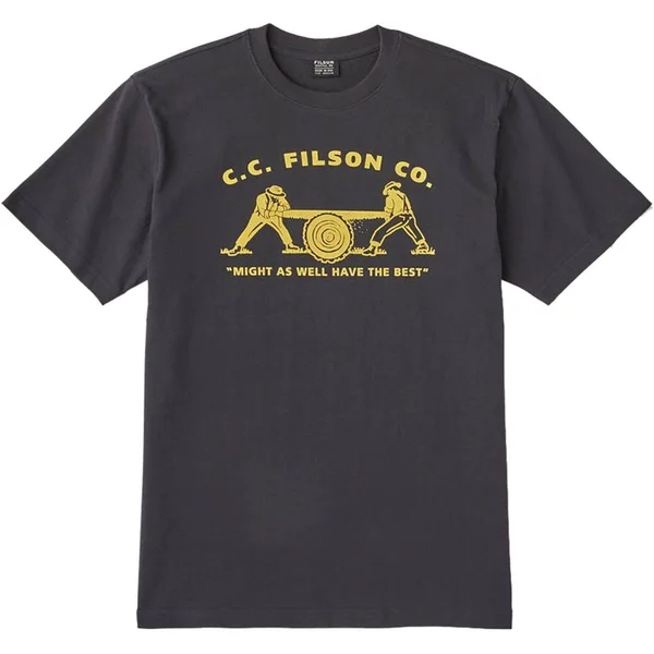 Filson Outfitter Graphic T-Shirt - Men's Faded Black, M