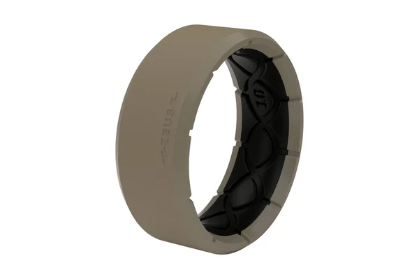 Groove Life Zeus Edge Flat Earth Ring Silicone Ring - Size 11