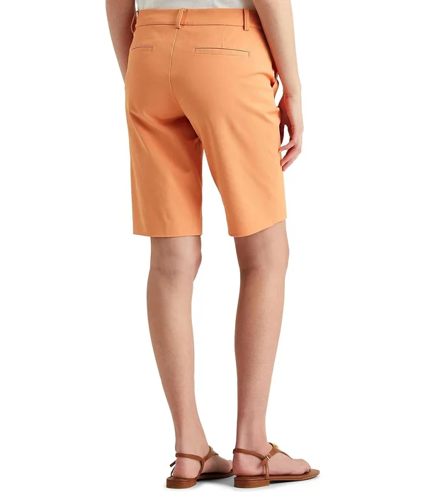 Lauren Ralph Lauren Twill Stretch Bermuda Shorts - Cabana Blue