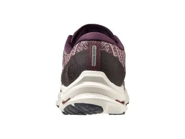 Mizuno Women's Wave Rider 24 Waveknit Woodrose-Pale Lilac, 9.5