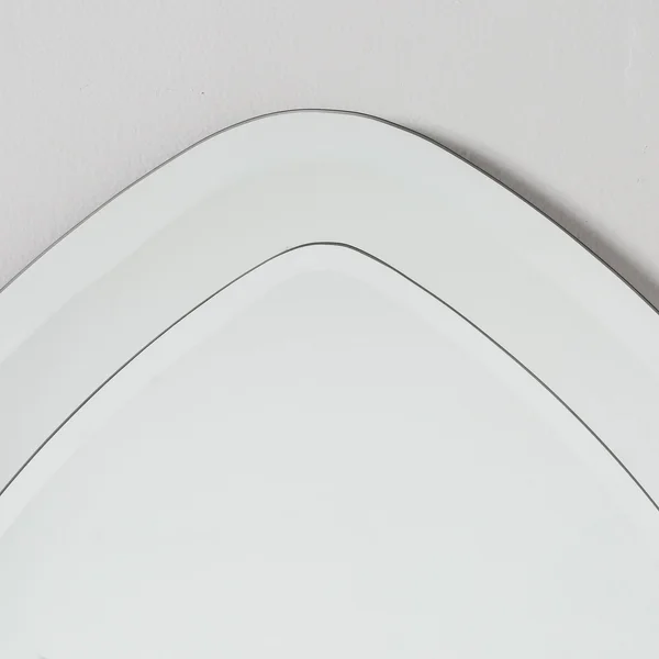 Decor Wonderland Droplet Modern Bathroom Mirror - Silver