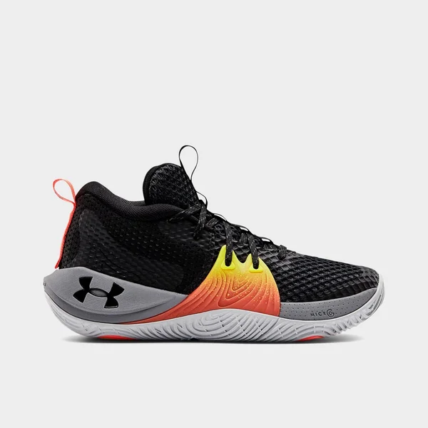 Under Armour Embiid One - Boys& Grade School Basketball Shoes - Versa Red/Versa Red/Halo Grey - Size 5.5
