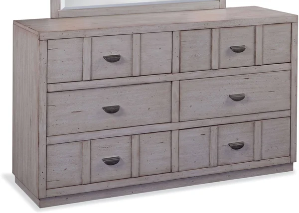 American Woodcrafters Provo Double Dresser