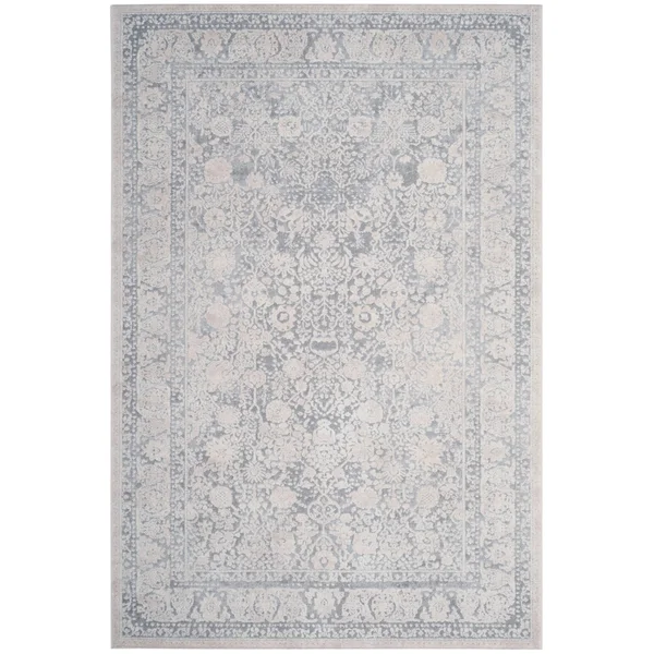 Safavieh RFT663C Reflection Light Grey - Cream Area Rug - 3& x 5&