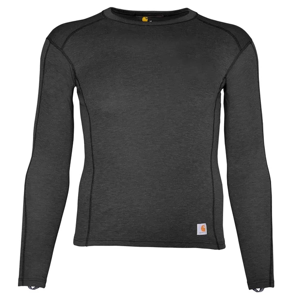 Carhartt Men's Base Force Heavyweight Poly-Wool (No Pocket) Tall - Large - Black Heather