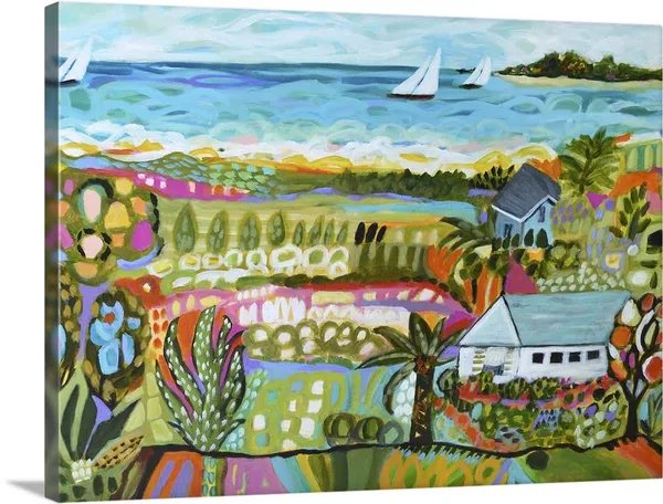 Nautical Whimsy III, Canvas Wall Art, 40x30, Great Big Canvas