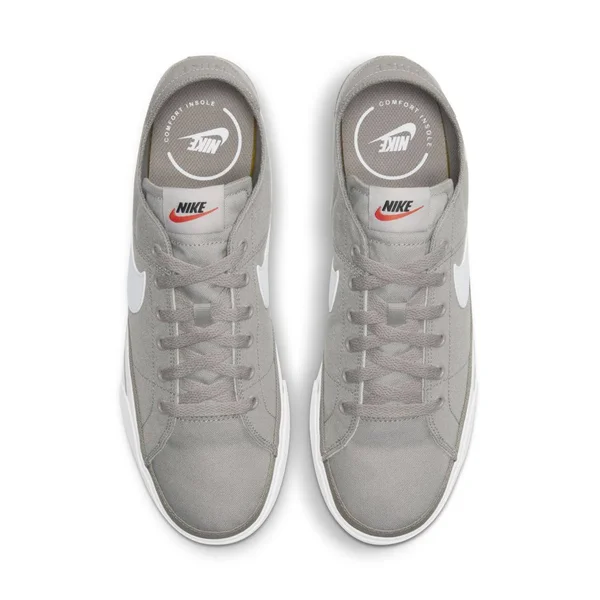 Nike Court Legacy Canvas Men's Shoes, Grey/White, Size: 8