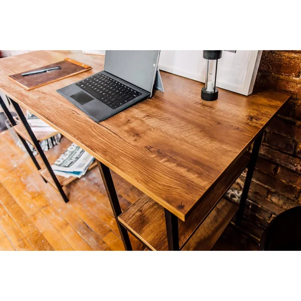OneSpace Camden 4 Shelf - Classic Oak Computer Desk