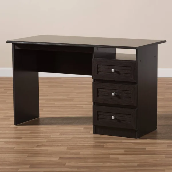 Baxton Studio Carine Modern & Contemporary Wenge Brown Finished Desk