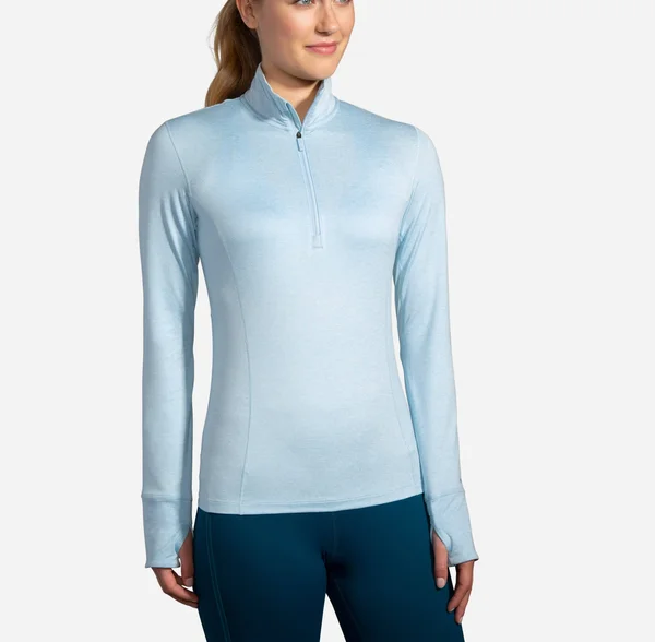 Brooks Women's Dash Half Zip (221433) Xs, Rosewood
