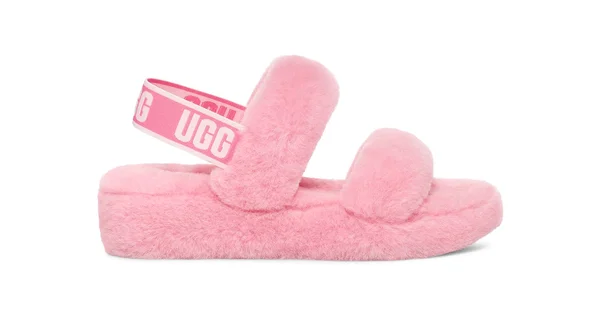 Ugg Women's Oh Yeah Sheepskin Slippers in Sachet Pink, Size 9