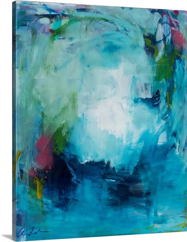 Blue As The Ocean - Canvas Wall Art, 24x30, Great Big Canvas
