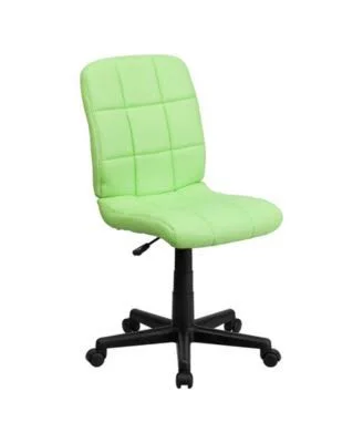 Offex Mid Back Orange Quilted Vinyl Task Chair