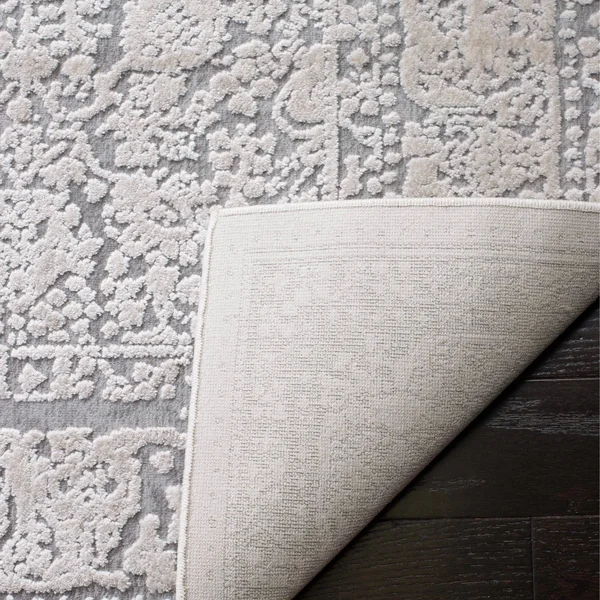 Safavieh RFT663C Reflection Light Grey - Cream Area Rug - 3& x 5&