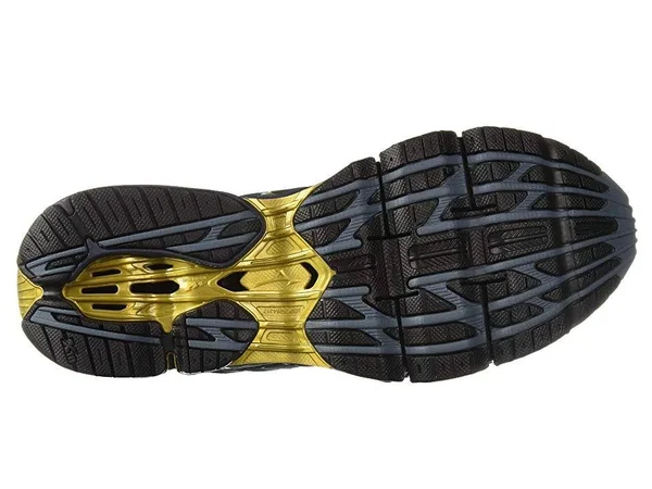 Mizuno - Men's Wave Prophecy 7 Running Shoe, Black-Ombre Blue, Size 7